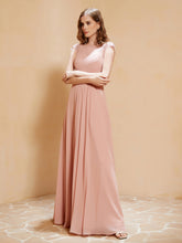 Lace Applique Top Long Bridesmaid Gown Dusty Rose Plus Size