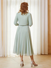 Long Sleeves Short Jacket Dusty Sage