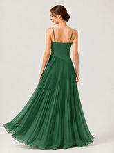 Pleated Chiffon Cami Dress with Ruched Bust Wisteria