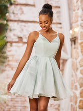 Charming Spaghetti Straps Princess Print Chiffon Mini Dresses