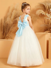 Cute Matte Satin Floor Length Flower Girl Dress