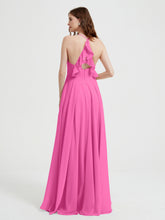 V-neck Bridesmaid Dress with Cross Back Azalea