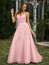 Sweetheart Appliqued Beaded Sweep Train Dress Dusty Rose