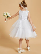 Charming Knee-Length Flower Girl Dresses Adorned with Bowknots