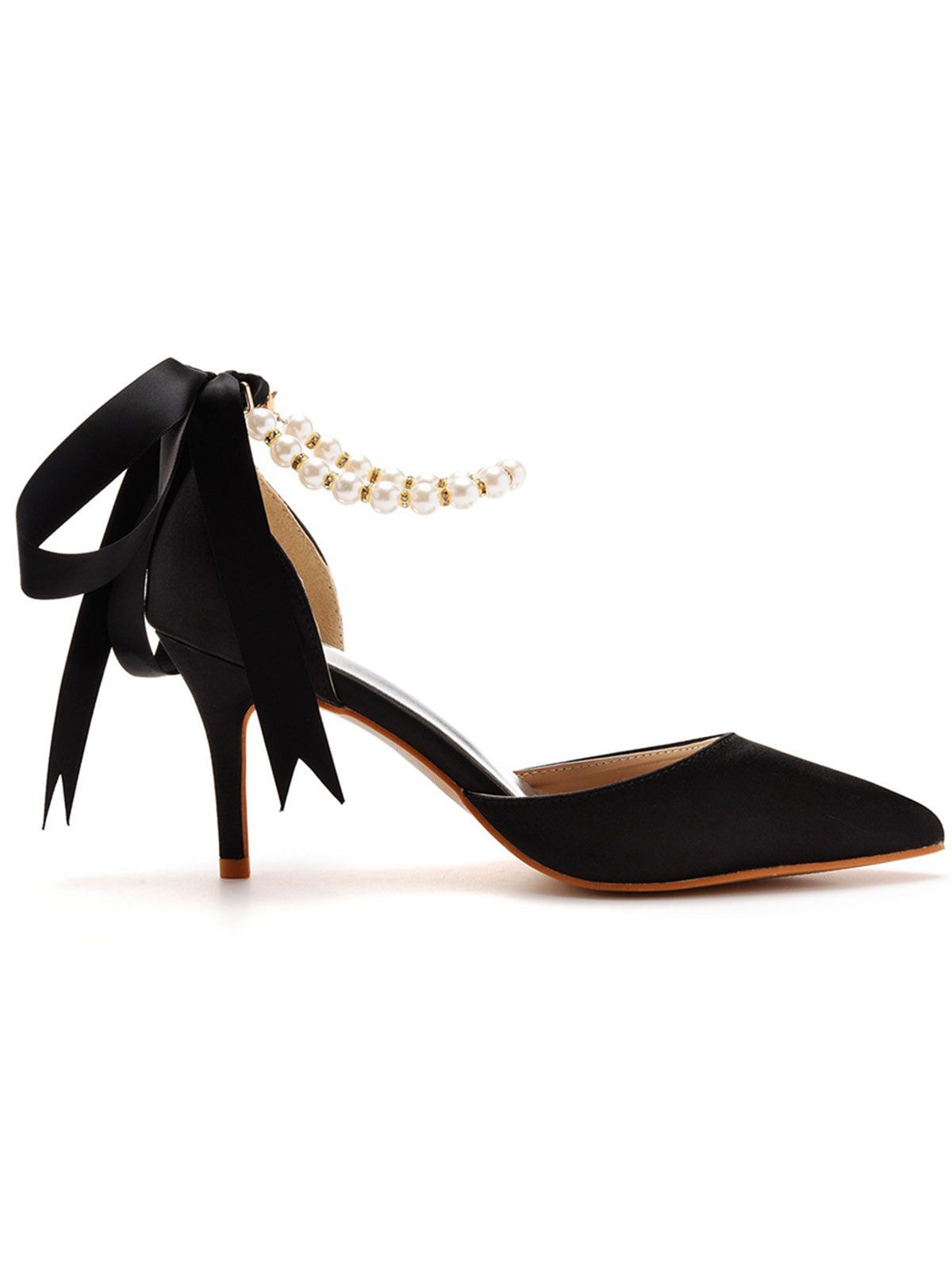 Pointed toe hot sale ankle strap