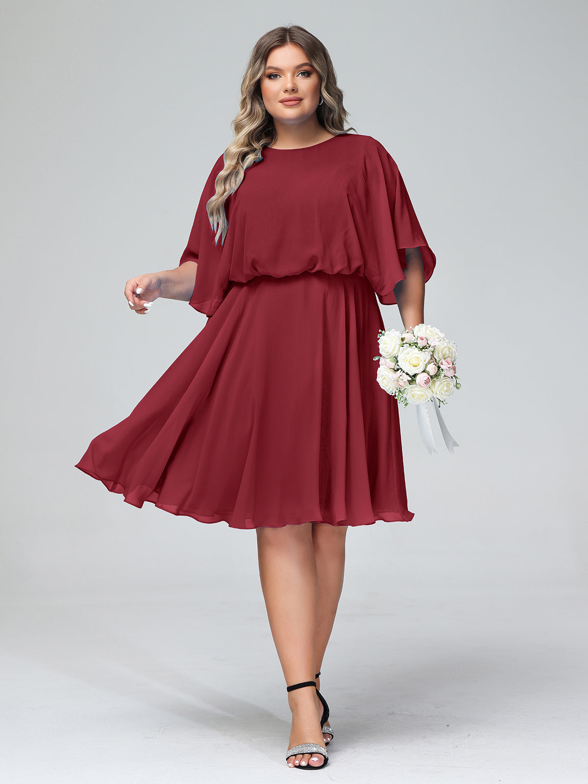 princess polly baby blue dress Burgundy Wallis Double Button Knitted Midi Dress main image 0