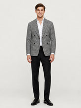 Peak Lapel Men's Blazer with Single Vent