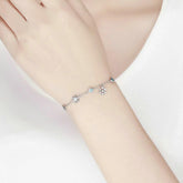 Snowflower Bolo Bracelet Bridesmaid Gift