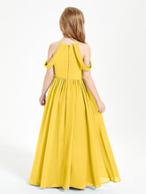 Dreamy Off the Shoulder Bridesmaid Gown for Junior Marigold