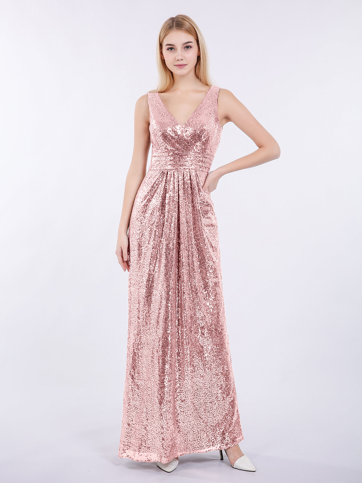 Rose gold hotsell cheap dresses