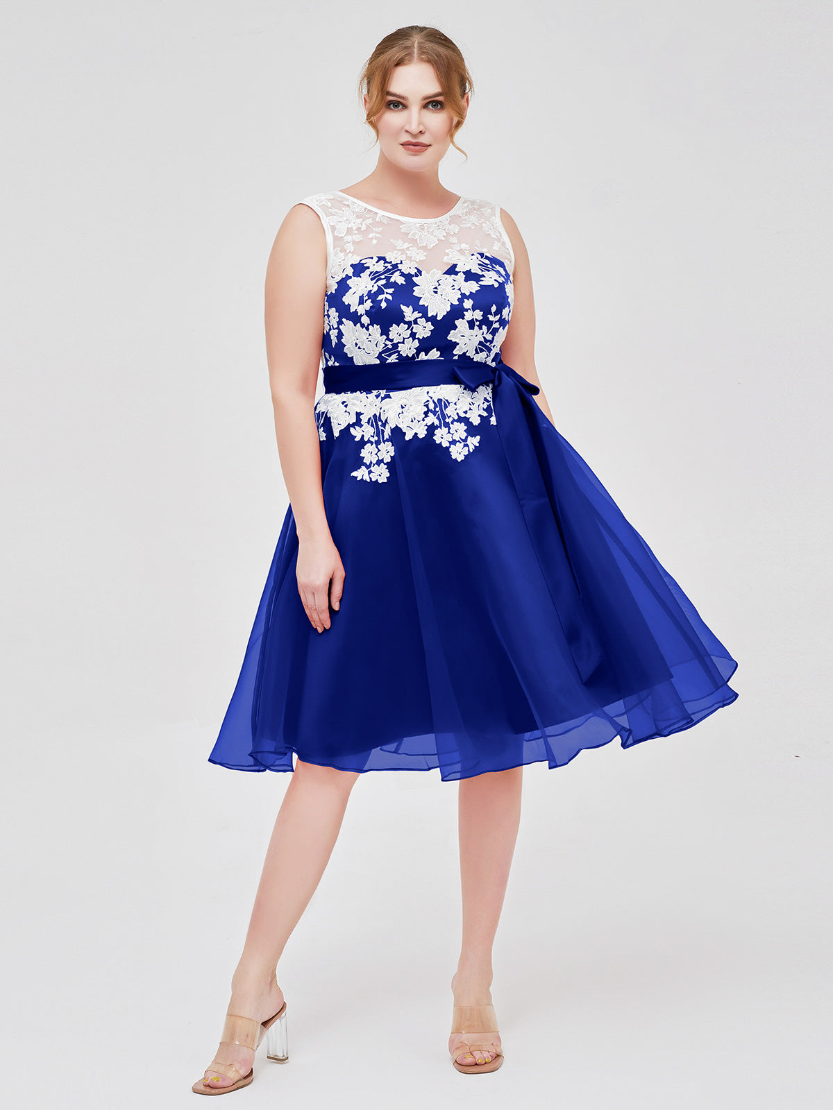 Cheap royal blue plus size dresses best sale