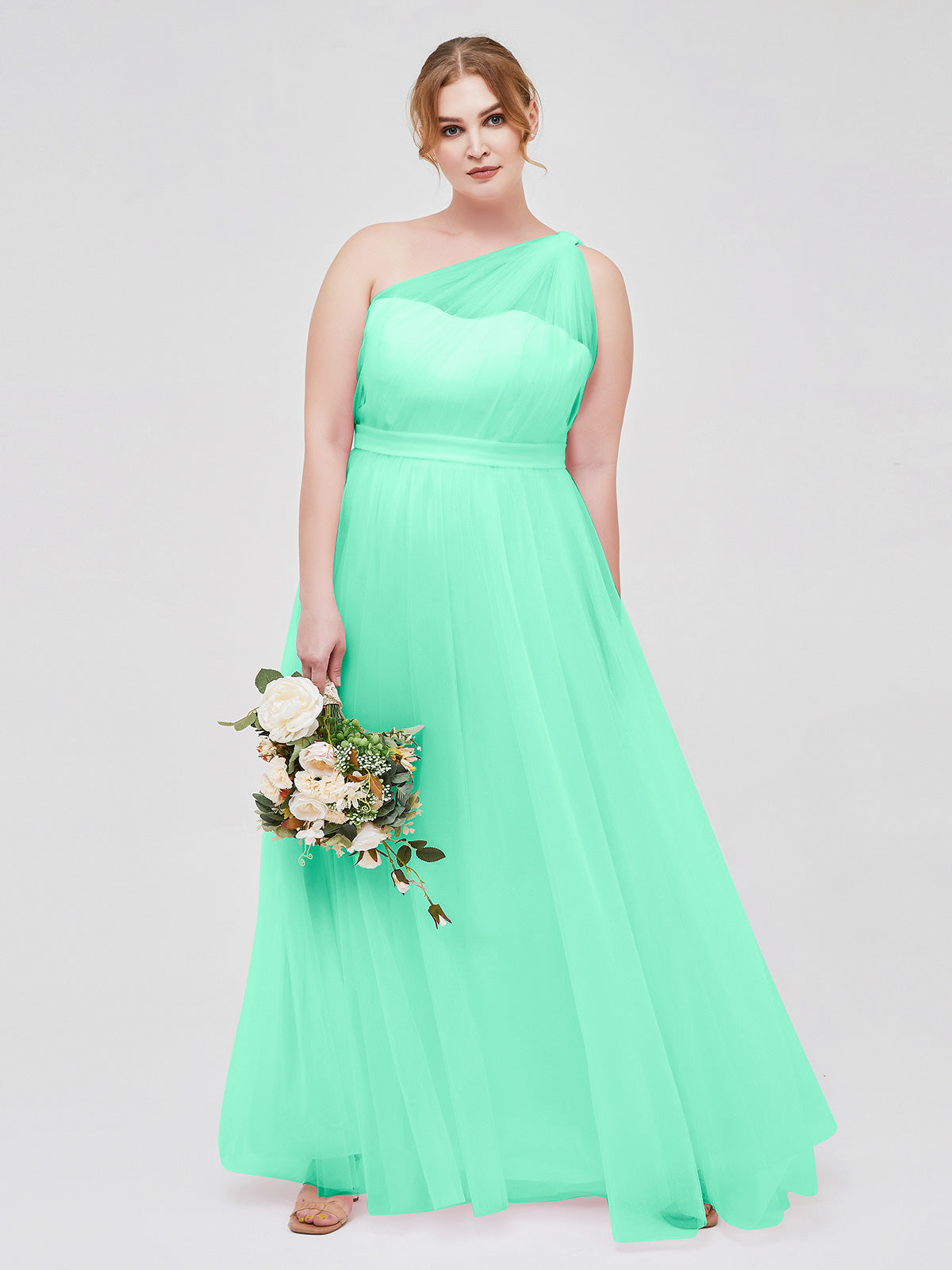 Turquoise bridesmaid clearance dresses plus size