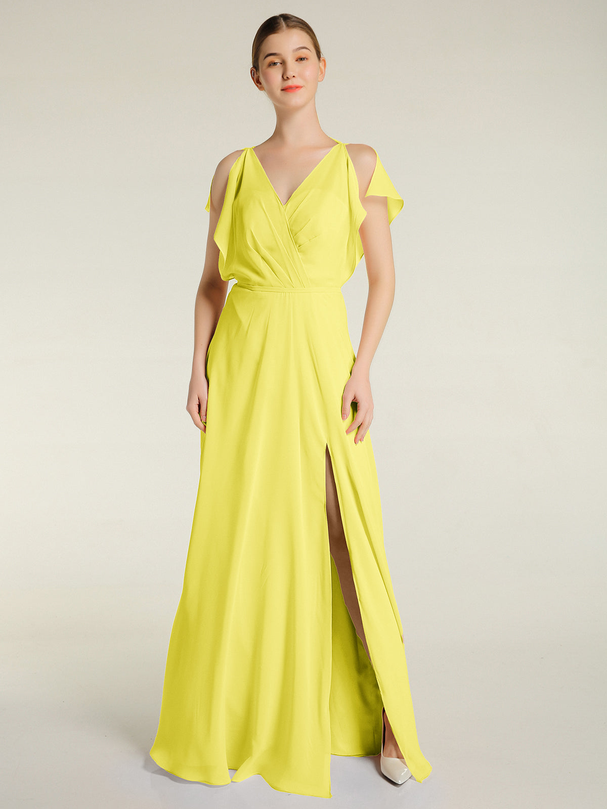 Lemon chiffon outlet dress