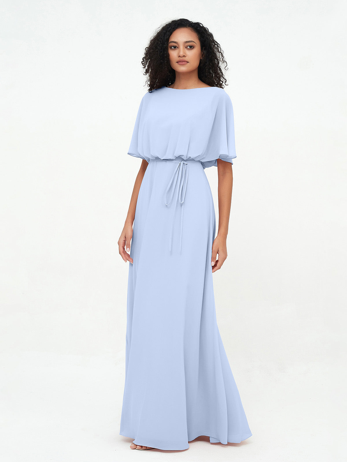 Maxi dress sky outlet blue