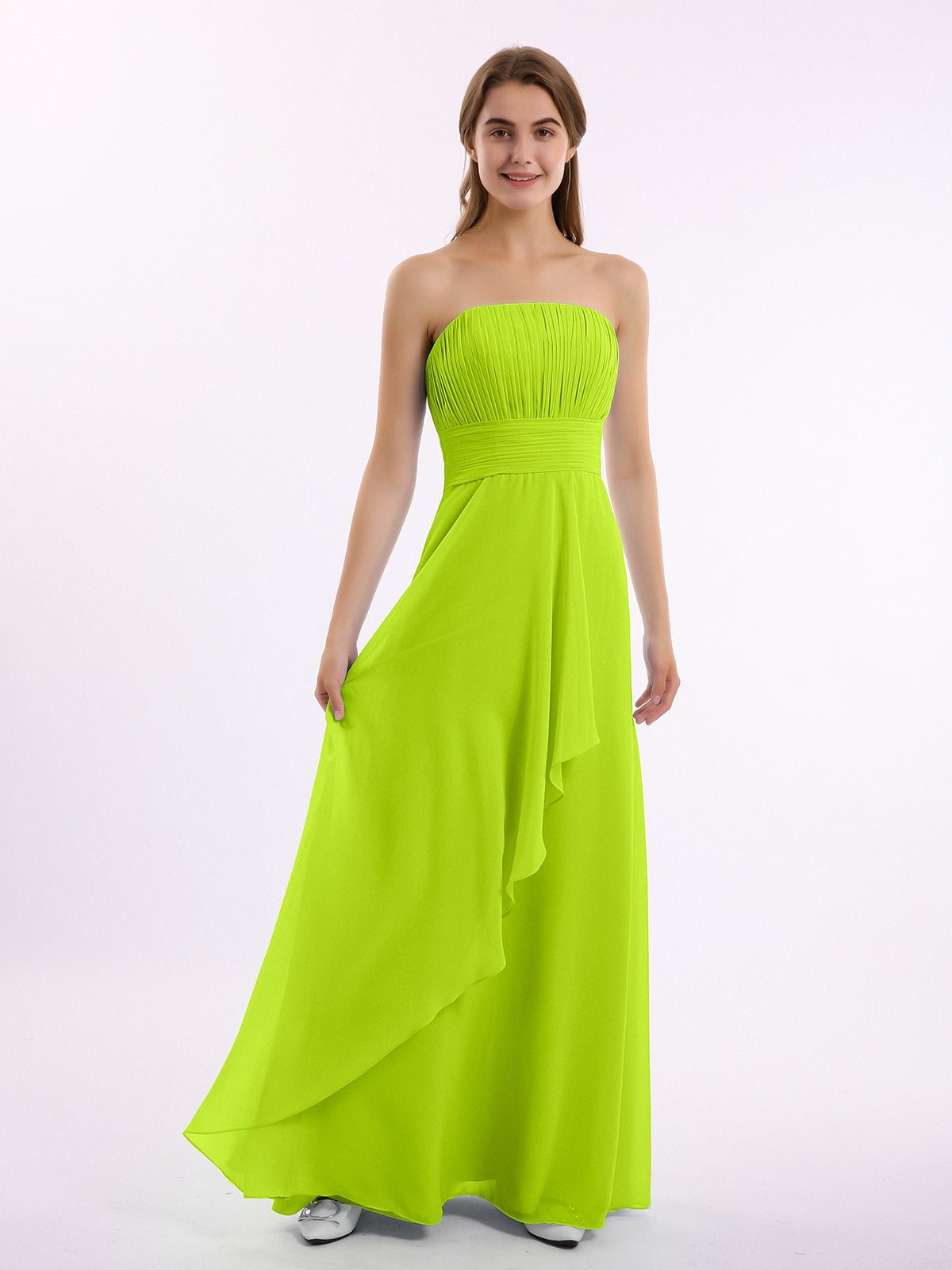 Bridesmaid dresses clearance lime green