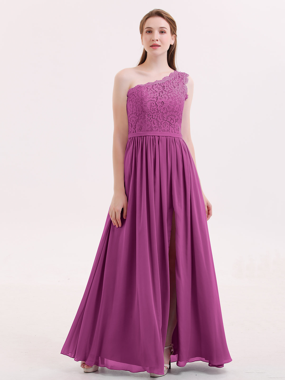 Mauve color long outlet dress