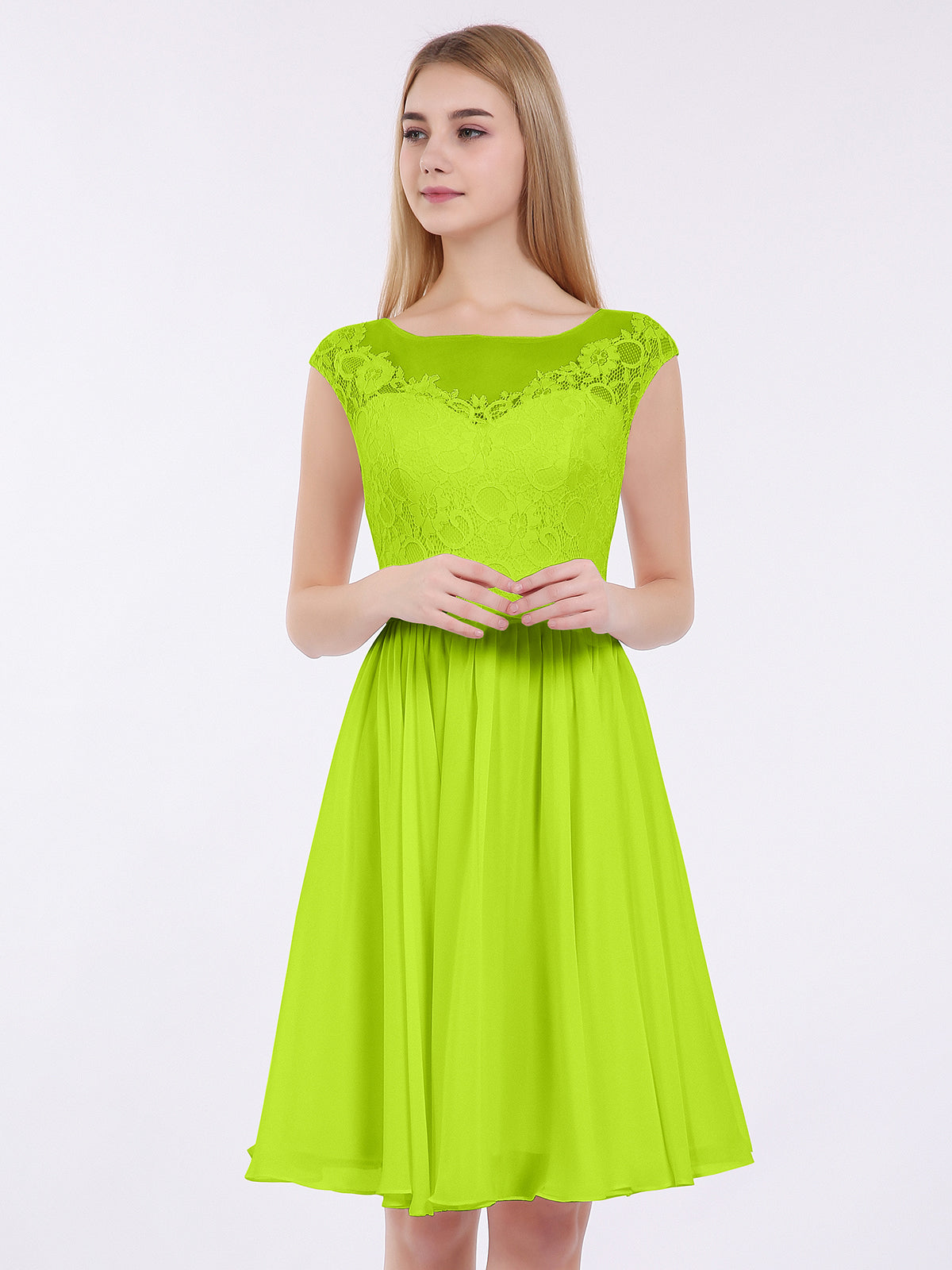 Lime green 2024 occasion dresses