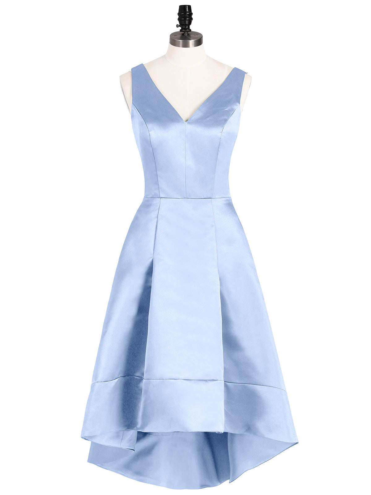 Sky blue high sales low dress