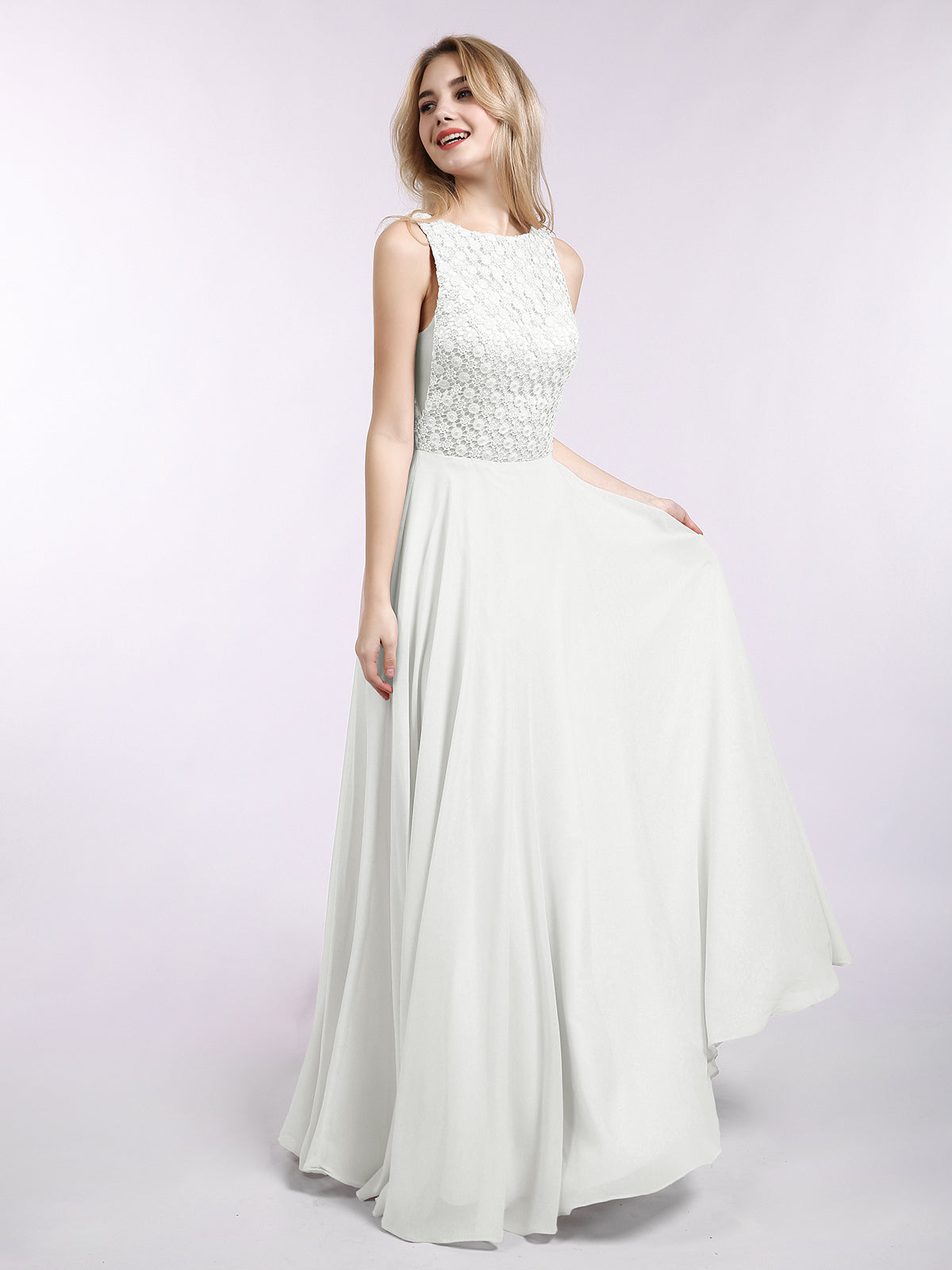 Ivory long 2024 formal dresses