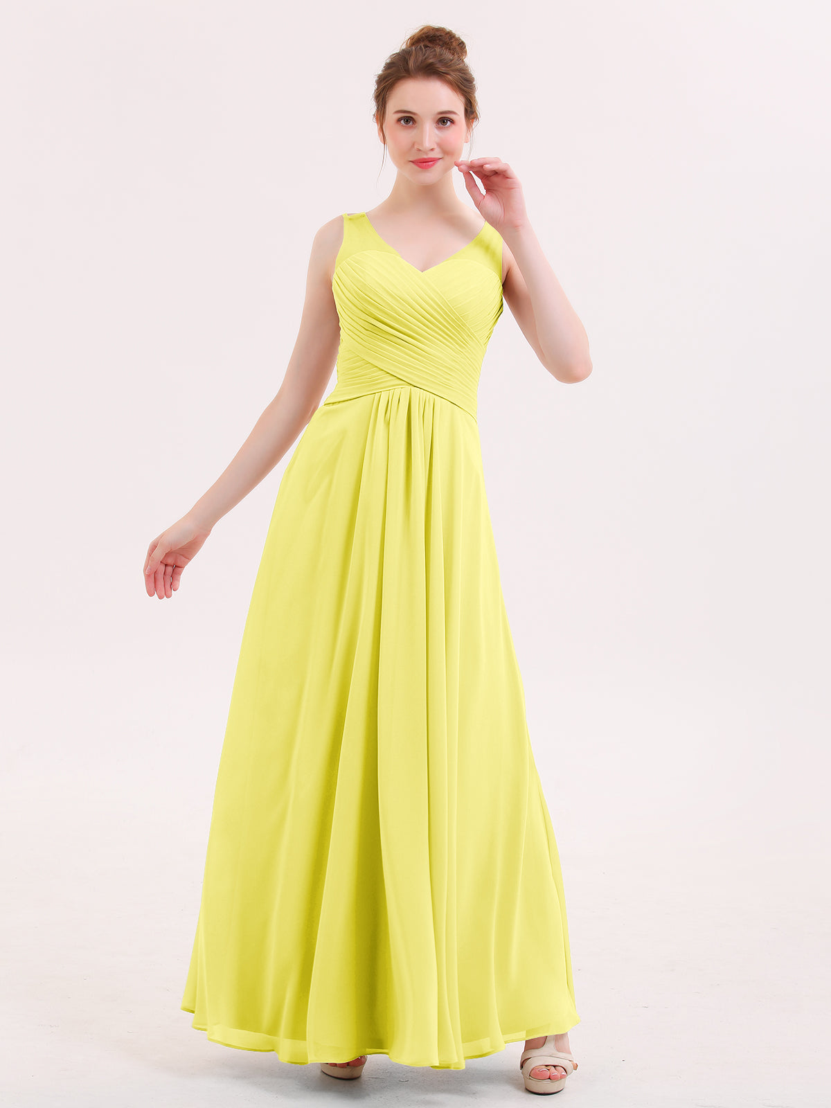 Lemon bridesmaid outlet dresses