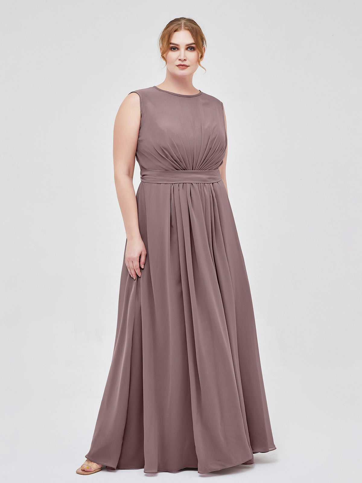 Mauve dress plus size outlet