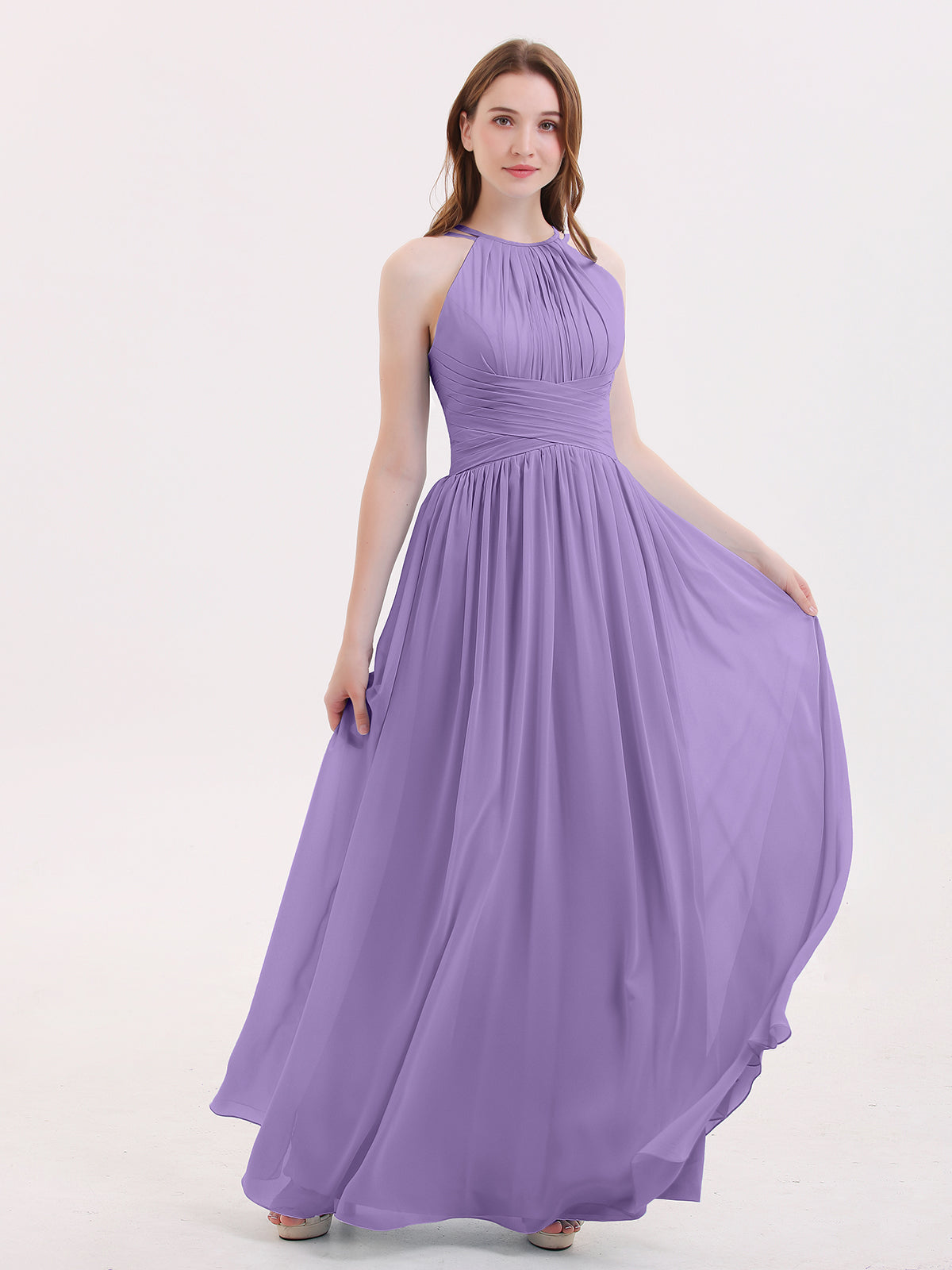 Strapless Chiffon Full Length Dresses Tahiti