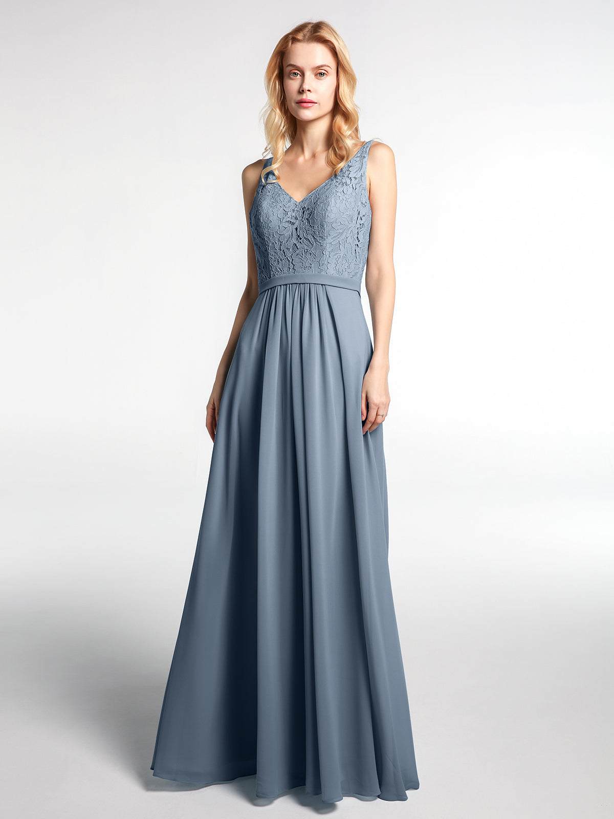 Dusty blue hot sale occasion dress