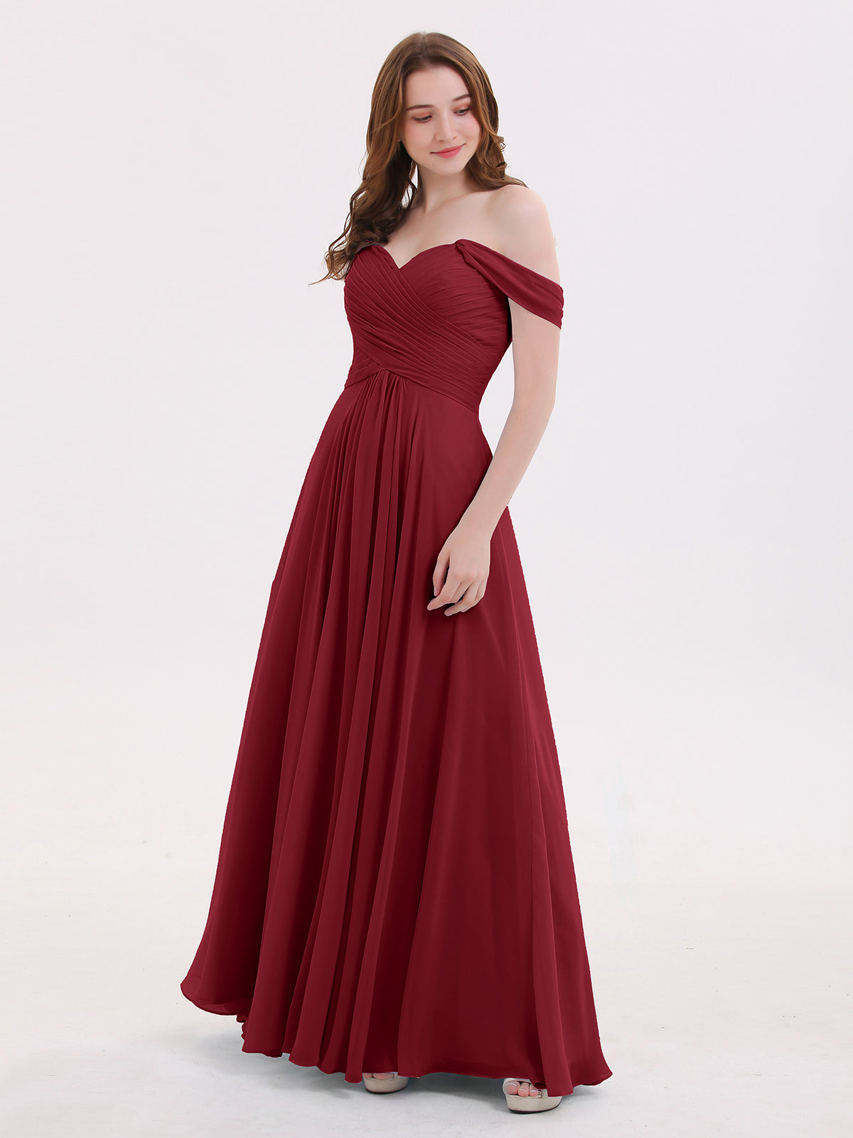 Long hotsell gown maroon