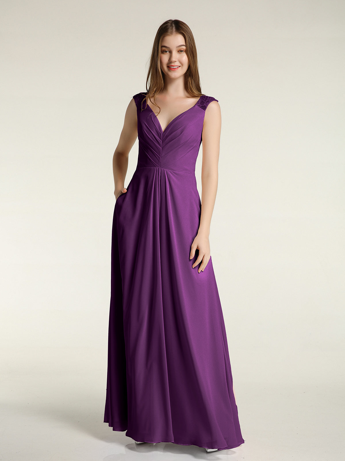 Deep purple clearance bridesmaid dresses uk