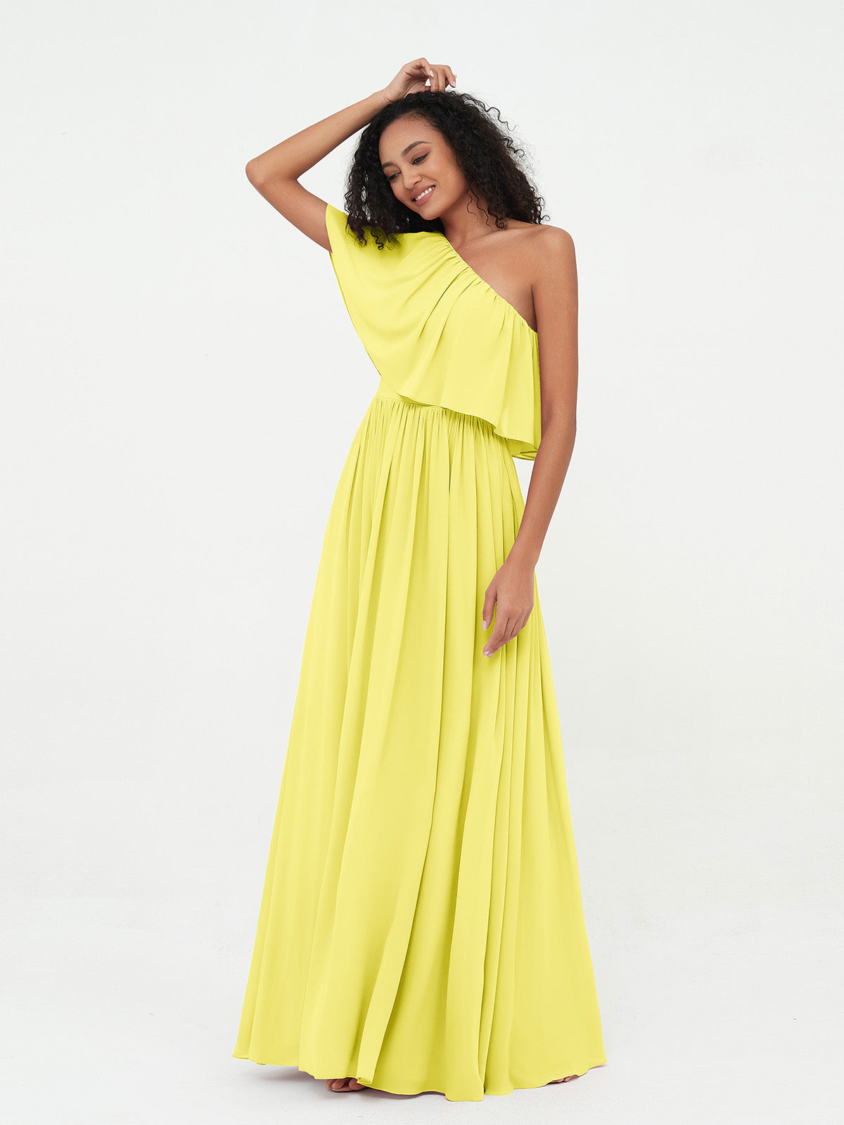 Lemon chiffon shop dress