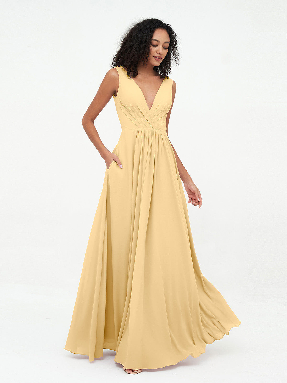 Open back chiffon clearance dress