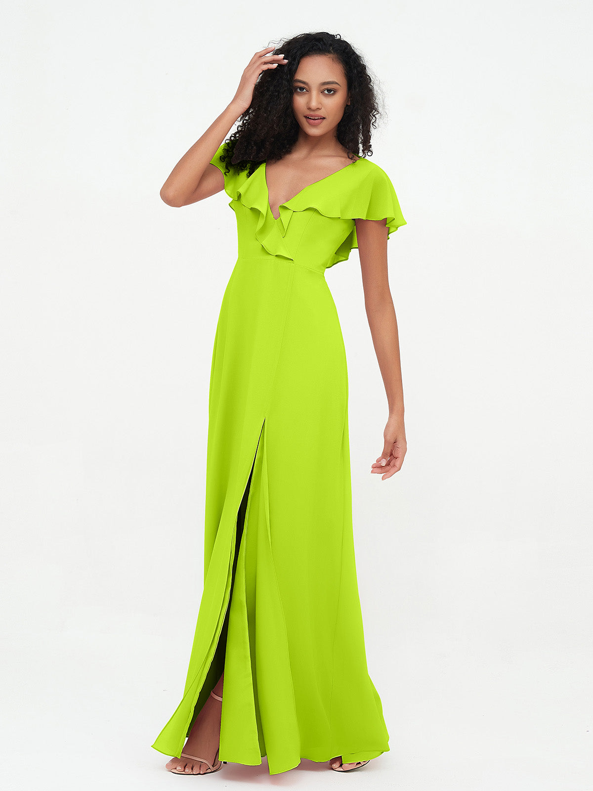 Lime green shop maxi dresses