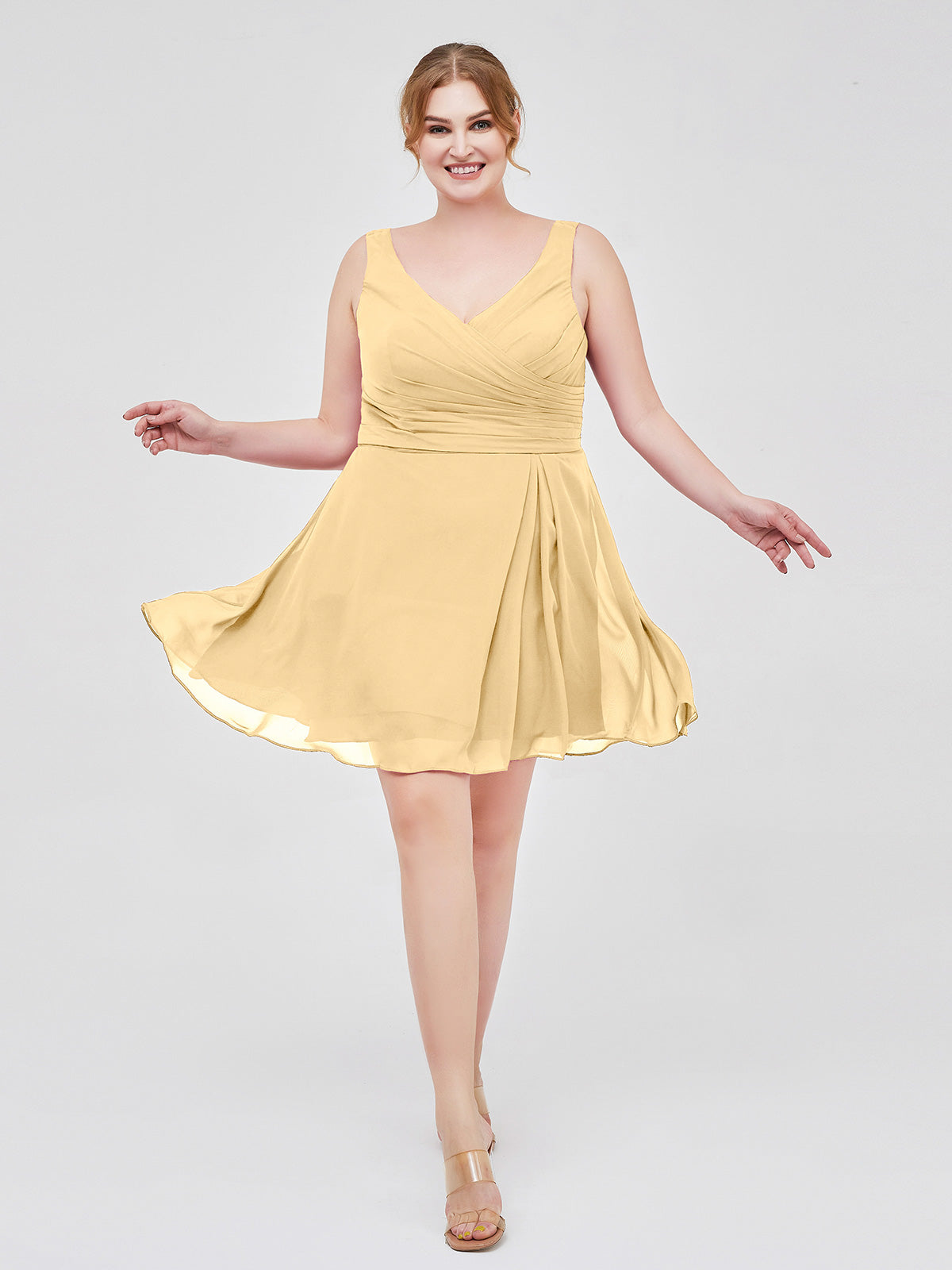 Short plus size bridesmaid on sale dresses