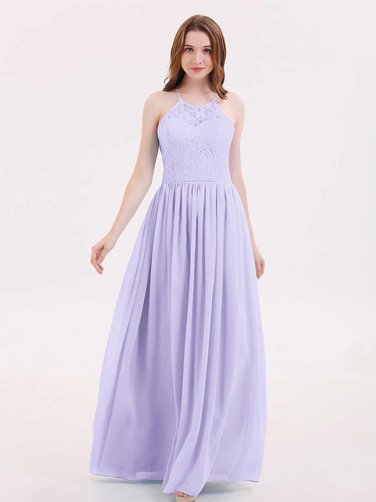 LACE And Chiffon Corset Back Dresses Tangerine Plus Size