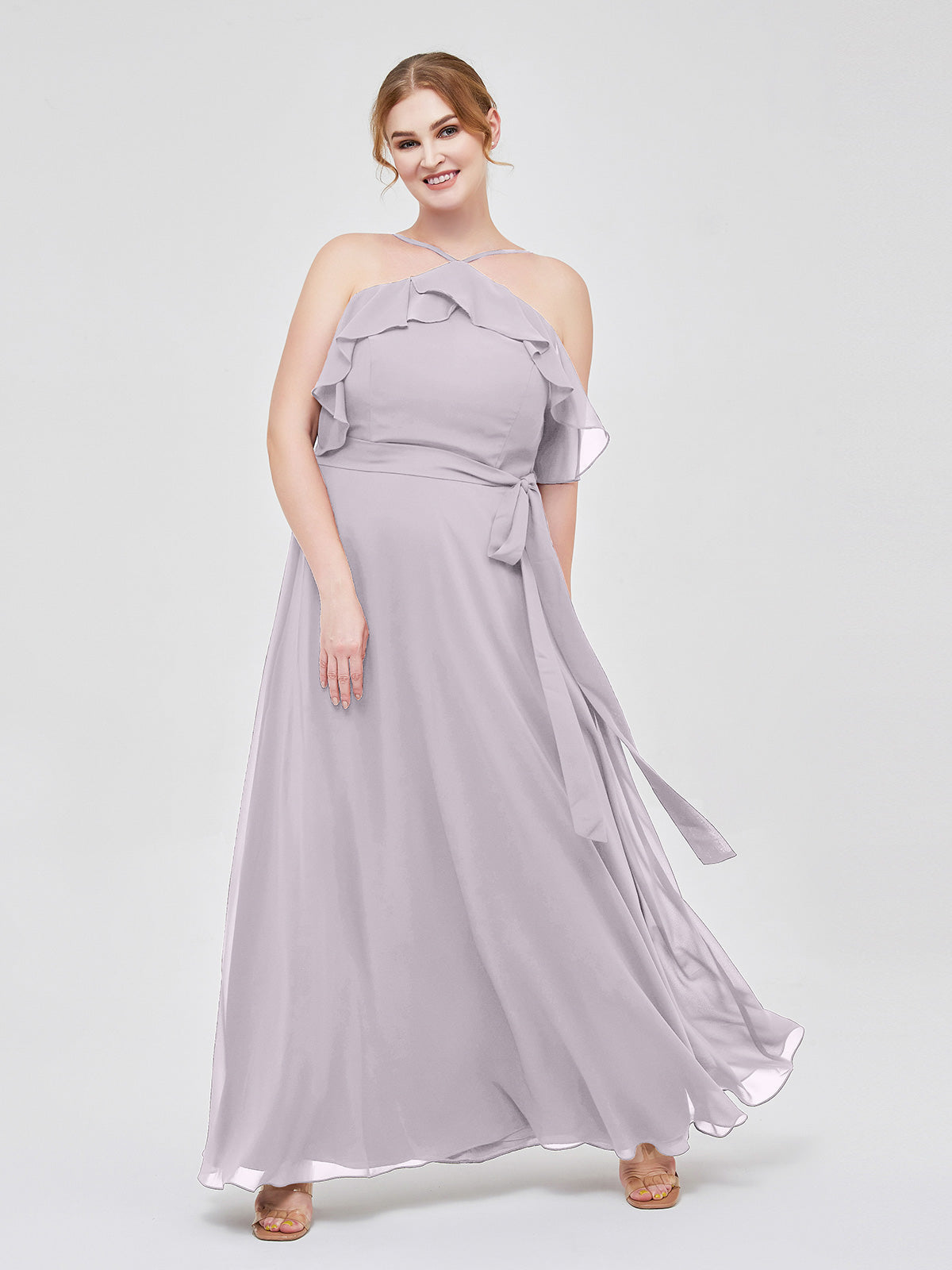 Off the shoulder on sale bridesmaid dresses plus size