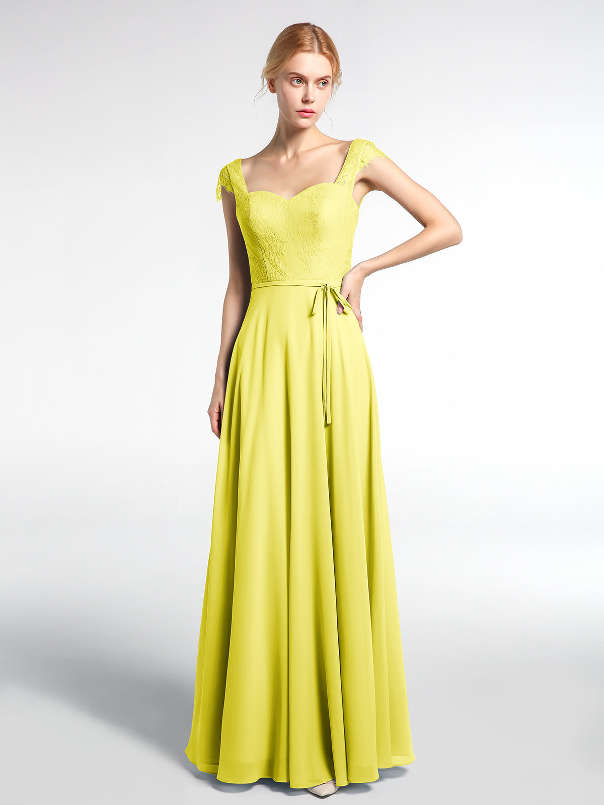Leilana Cut-Out Dress with Waist Cut and Sleeve Cape – Blini Fashion House