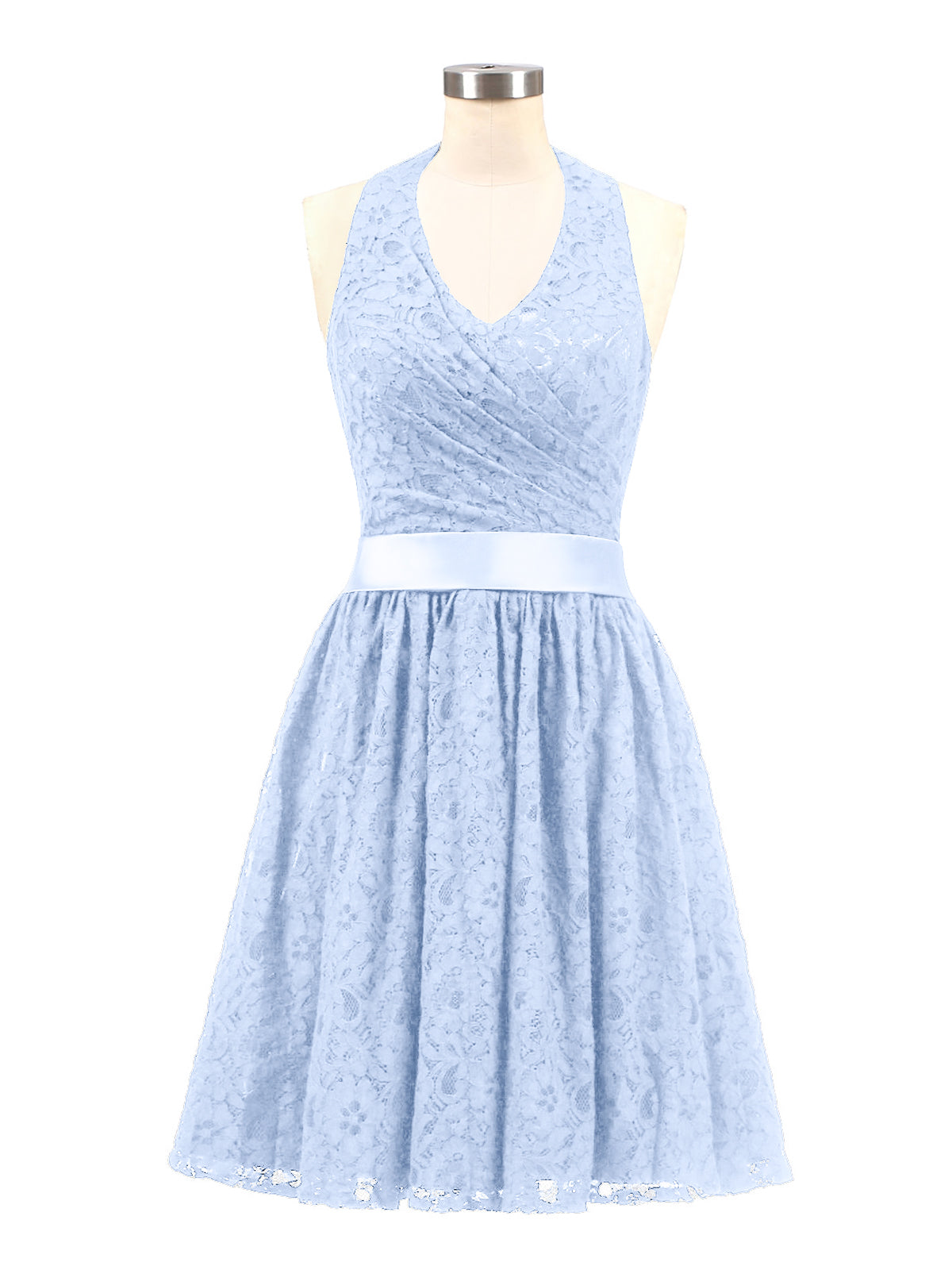 Sky blue hot sale short dress