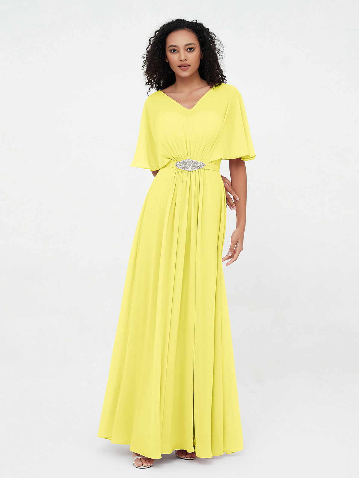 Lemon chiffon clearance dress