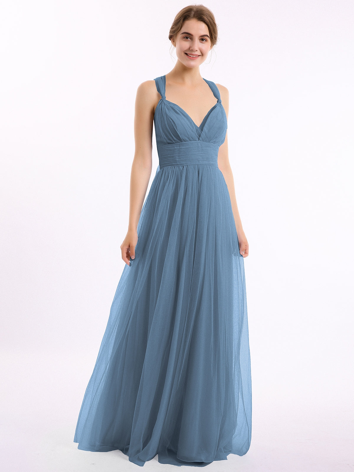 princess polly baby blue dress Dusty Blue Bridesmaid Dresses  BABARONI UK