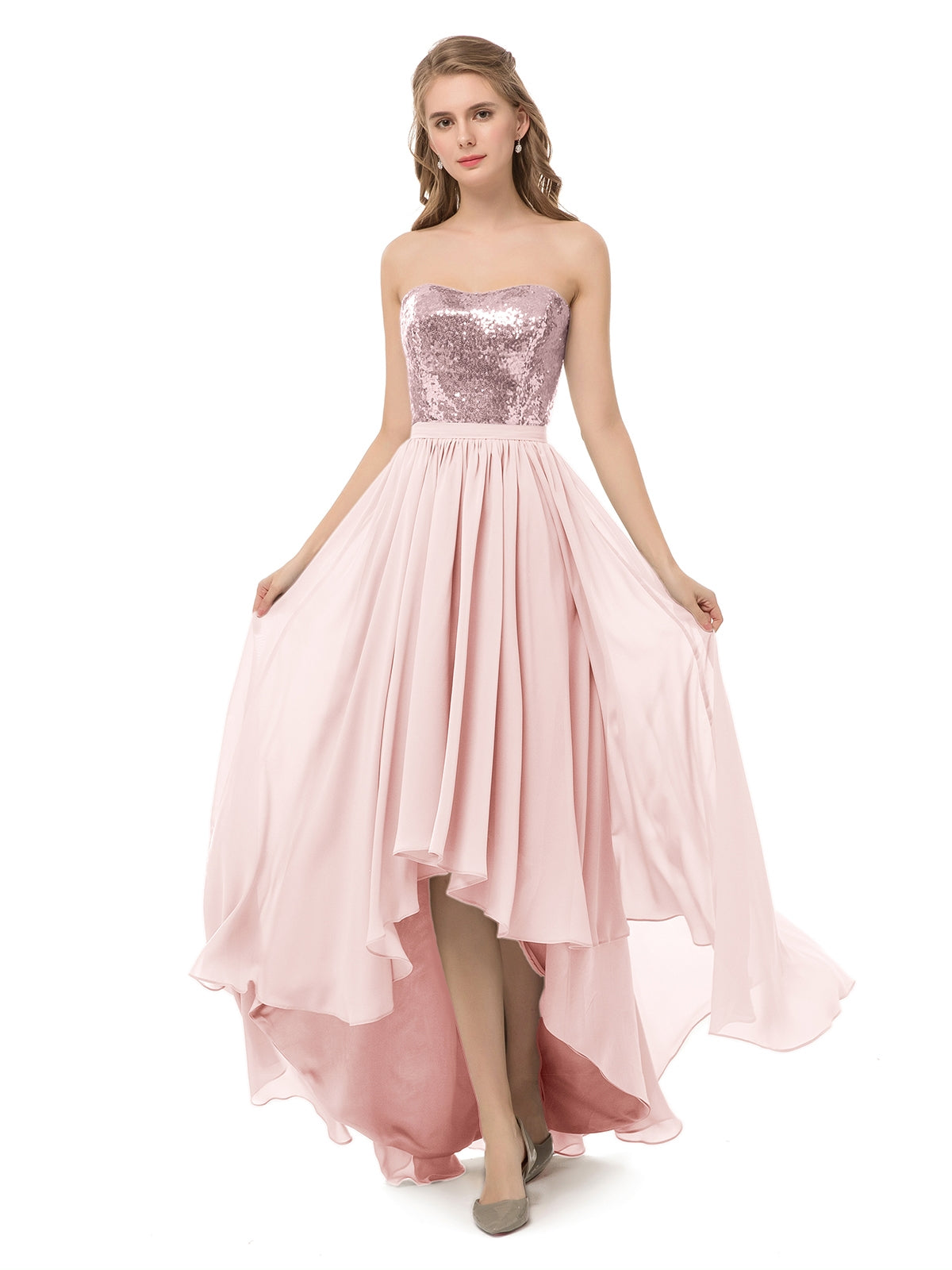 Rose high 2024 low dress