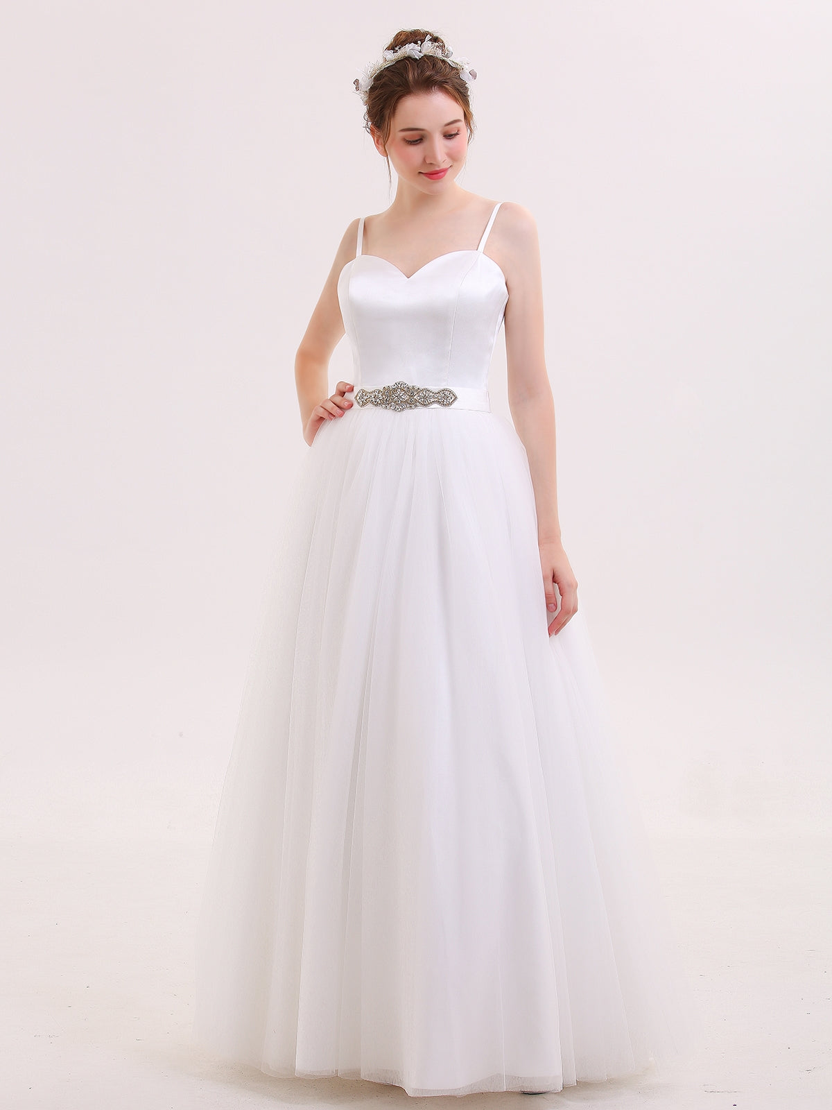 Sheah Open Back Dresses with Sweethart Ivory Plus Size main image 1