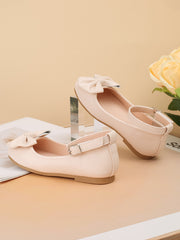 French Bow Buckle Princess Shoes