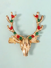 Christmas Hair Accessories Rhinestone Hair Clips