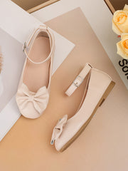 French Bow Buckle Princess Shoes