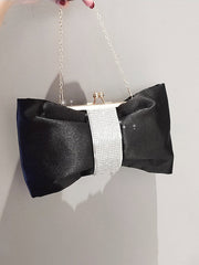 Women's Bow Diamond Evening Bag