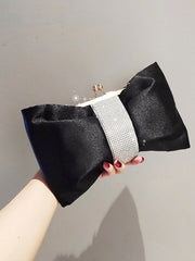 Women's Bow Diamond Evening Bag