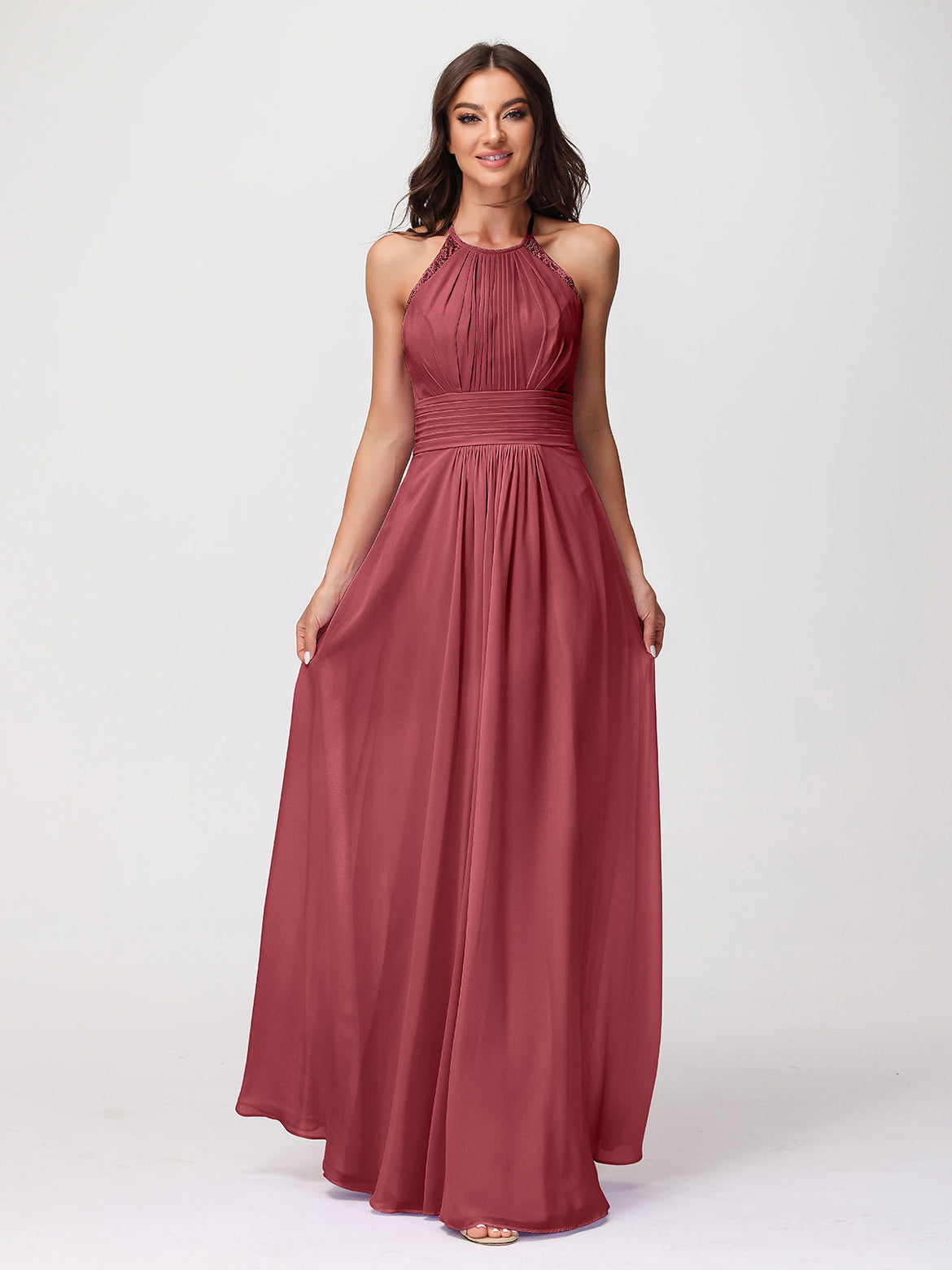 Cinnamon Rose Bridesmaid Dresses BABARONI UK Cinnamon Rose Bridesmaid Dresses BABARONI UK