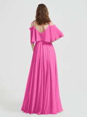 Spaghetti Strap Dresses with Flutter Sleeves Azalea