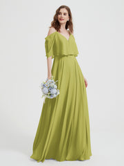 Spaghetti Strap Dresses with Flutter Sleeves Clover