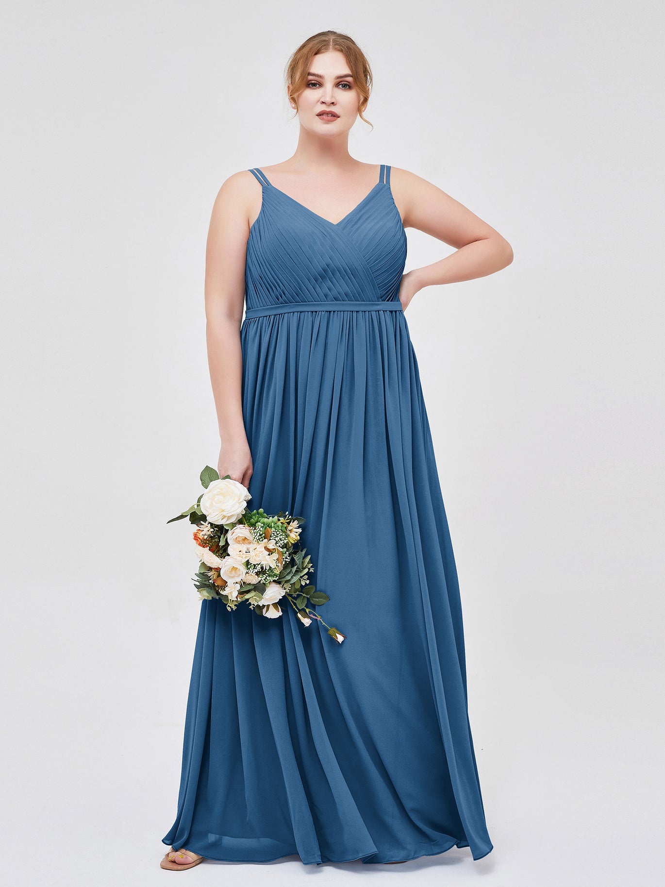 sachin and babi light blue dress Flowy Bridesmaid Dresses | Chiffon Bridesmaid Dresses